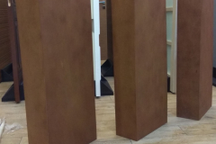 Откосы на окна из corten стали cortenium