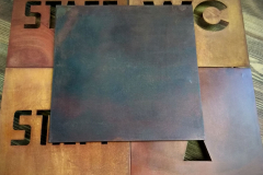 Навигация, таблички из corten стали cortenium