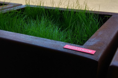 Кашпо из corten стали cortenium