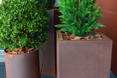 Вазоны из corten стали cortenium Проект ХК Локомотив