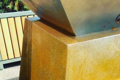 Гриль из corten стали cortenium